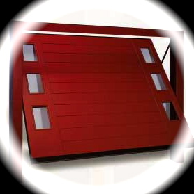 Porte Basculanti in legno coibentati